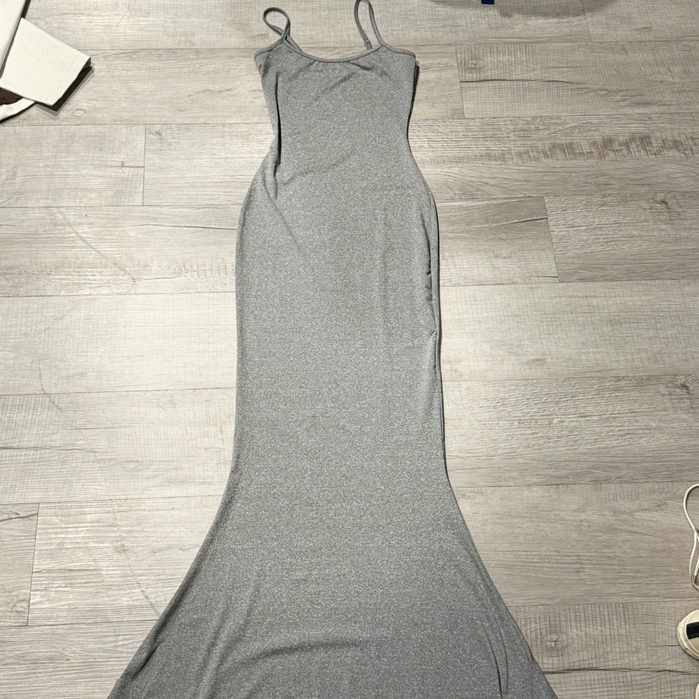 Long grey hourglass dress never worn